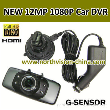 1080P HD Car Camera DVR with G-Sensor, 12MP, H. 264, 2.7inch LCD (GS9000L)